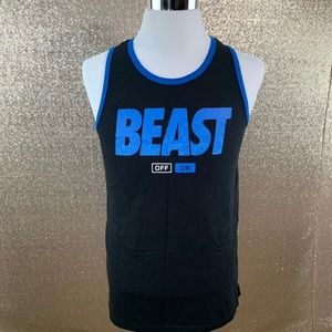 Blue/Black Hybrid Sports Tank                   B3